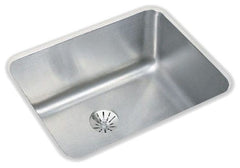 Elkay ELUH1814PD Lustertone Classic Stainless Steel 20-1/2 x 16-1/2 x 7-7/8 Single Bowl Undermount Sink with Perfect Drain