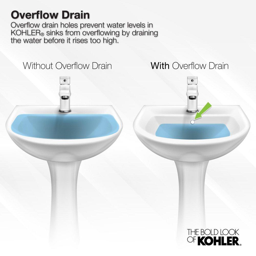 KOHLER KOHLER 2882-0 Verticyl 19-13/16 x 15-5/8 in. Rectangular Undermount Bathroom Sink in White