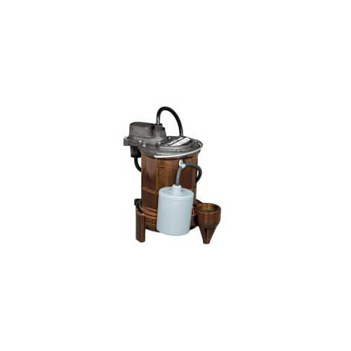 Liberty Pumps 251-2 1/3 HP C.I. Automatic Submersible Effluent Pump w/ Wide-Angle Float Switch - 115v - 25 ft Cord