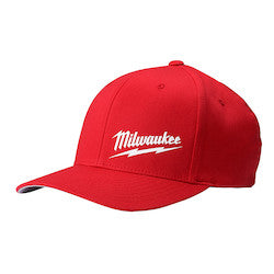 Milwaukee 504R-SM FlexFit Fitted Hat - Red S/M