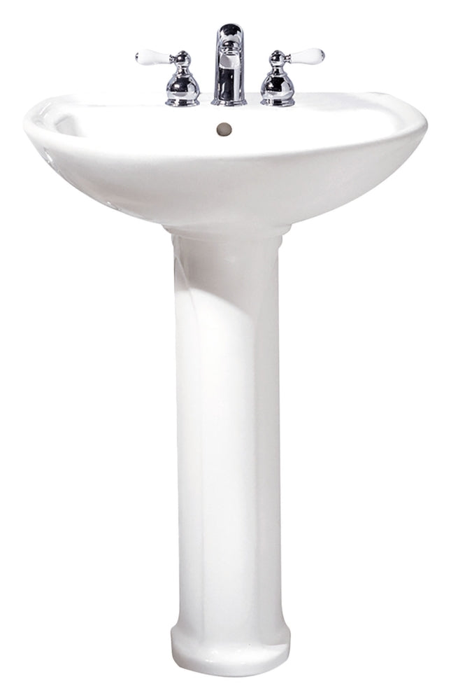 American Standard 0236001.020 Cadet Pedestal Sink Top White