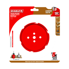 Diablo DHS4625CTR DLO DHS4625CTR 4-5/8 Carbide Hole Saw Demo Demon Rough-In Snaplok Plus