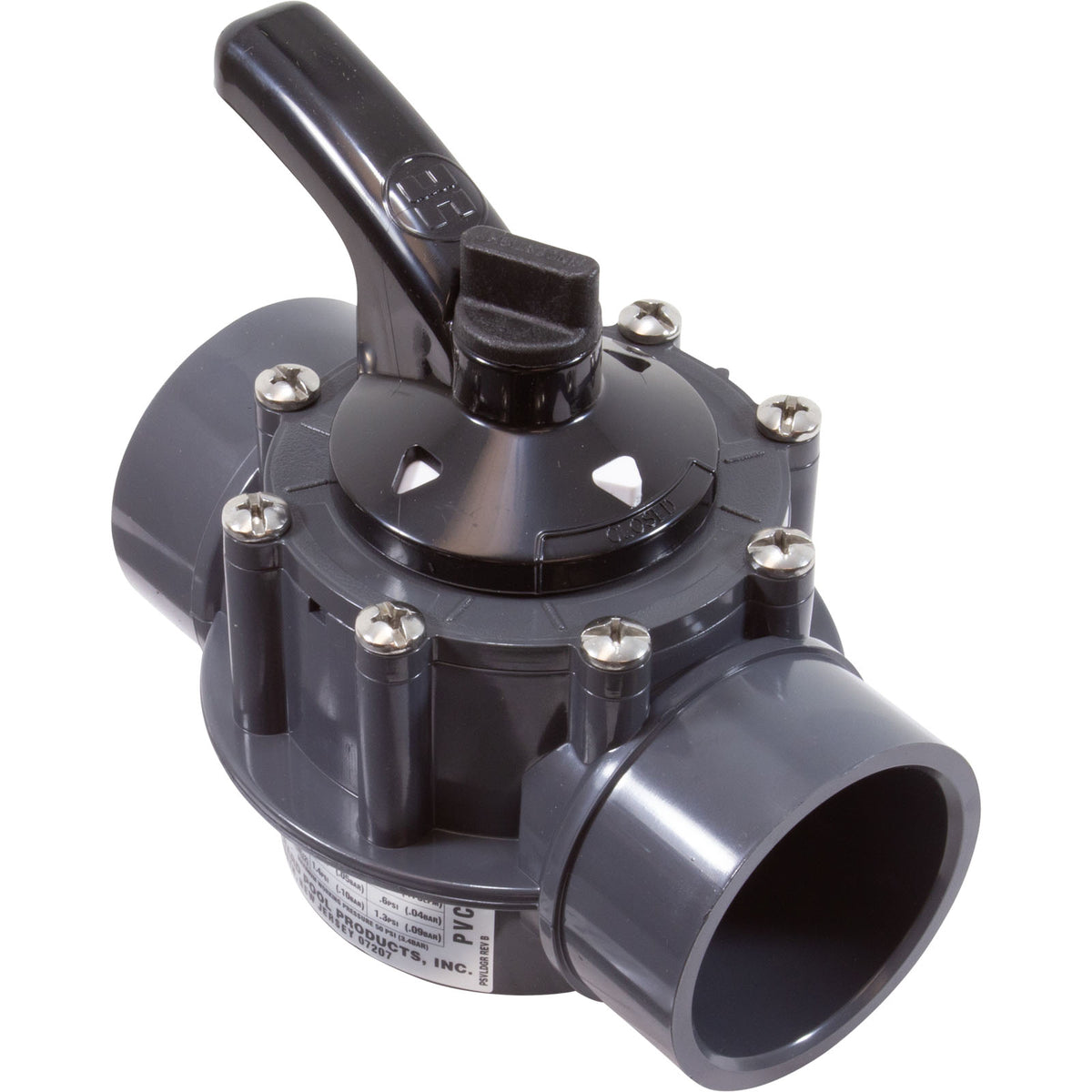 Hayward PSV2S2DGR 2 Port 2-Inch to 2.5-Inch Diverter Valve