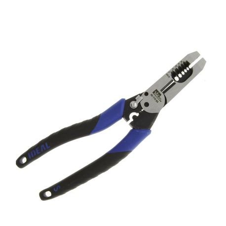 Ideal 45-110 Heavy Duty Wire Stripper 8 to 16 AWG Solid 10 to 18 AWG Stranded Cable Wire