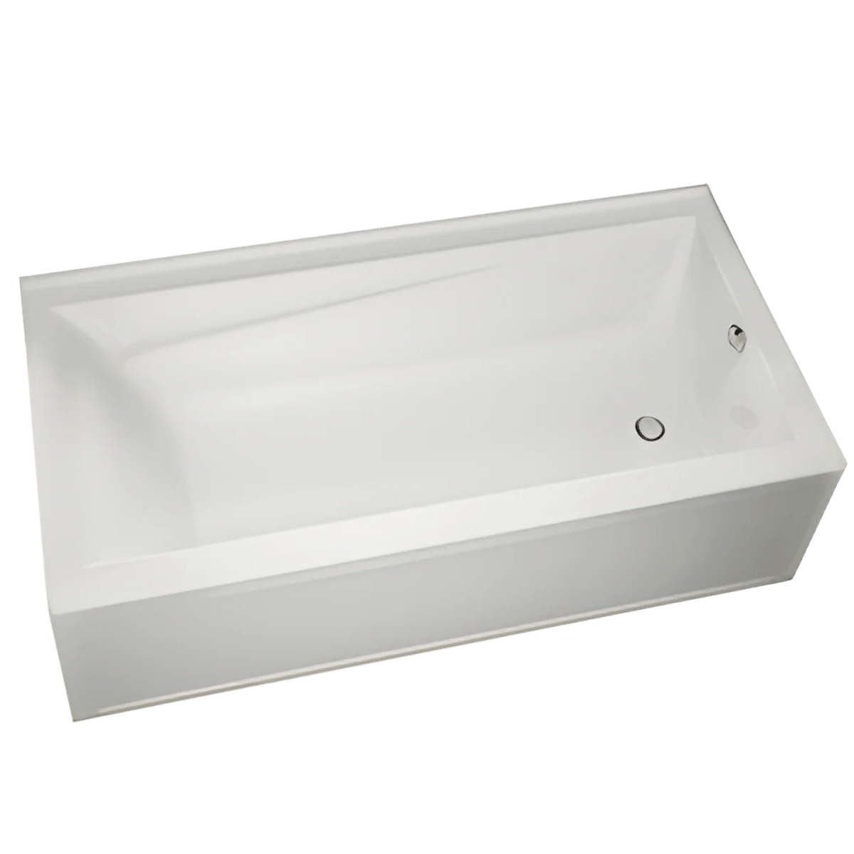 MAAX 105519-R-000-001 Exhibit IFS 60 inch x 30 inch x 18 inch Acrylic Soaking Bathtub Right Hand Drain