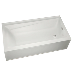 MAAX 105519-R-000-001 Exhibit IFS 60 inch x 30 inch x 18 inch Acrylic Soaking Bathtub Right Hand Drain