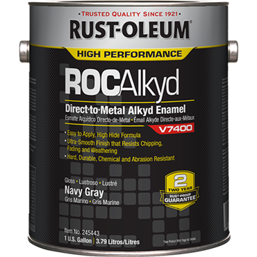 Rust-Oleum 245443 High Performance V7400 System 340 VOC DTM Alkyd Enamel 1 Gal