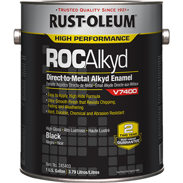 Rust-Oleum 245403 High Performance V7400 System 340 VOC DTM Alkyd Enamel 1 Gal