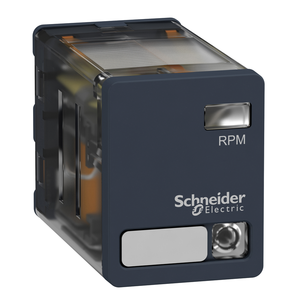 Schneider Electric RPM23B7 Squared Plug In Relay, Harm 15A at 277VAC 2CO