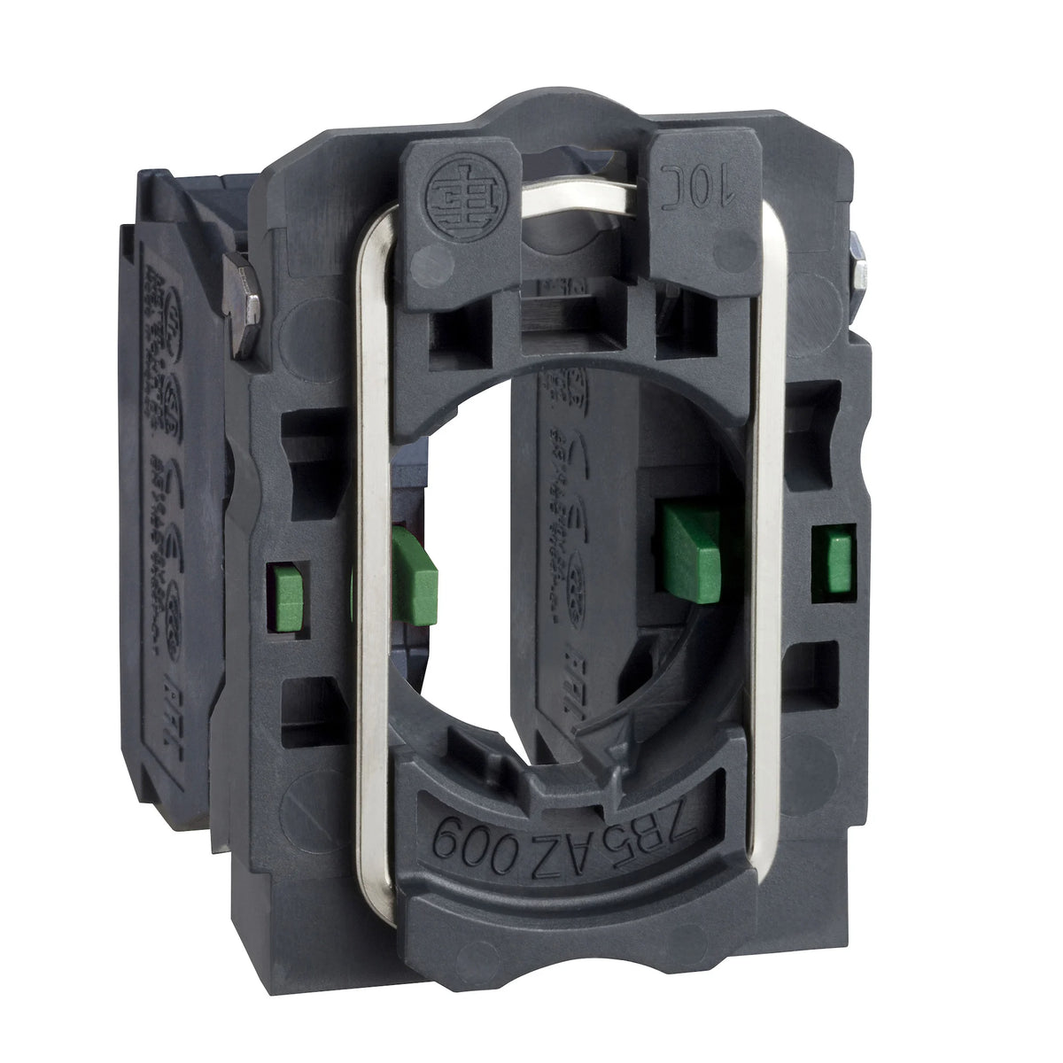 Schneider Electric ZB5AZ103 Single Contact Block With Body Fixing Collar Harmony XB5 Plastic Screw Clamp Terminal 2NO