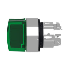 Schneider Electric ZB4BK1333 Head for Illuminated Selector Switch Harmony XB4 Metal Green Handle 22mm Universal LED 3 Positions Stay Put