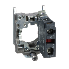 Schneider Electric ZB4BZ102 Body/fixing Collar 1NC Screw Clamp Terminal Single Contact Block