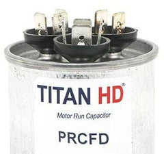 Titan HD PRCFD406A 40/6 MFD Round Dual Motor Run Capacitor 440/370V