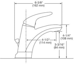 American Standard 7075002.002 Colony Pro Single Handle Centerset Bathroom Sink Faucet 1.2 GPM