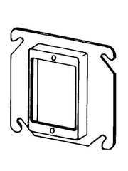 Appleton 8468C 4 Square Cover / Mud Ring, 5/8 Raised, 4.5cu.in, Single Device