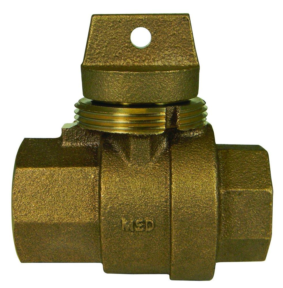 A.Y. McDonald 5129-191 76105 3/4 In. FNPT Brass Ball Curb Stop