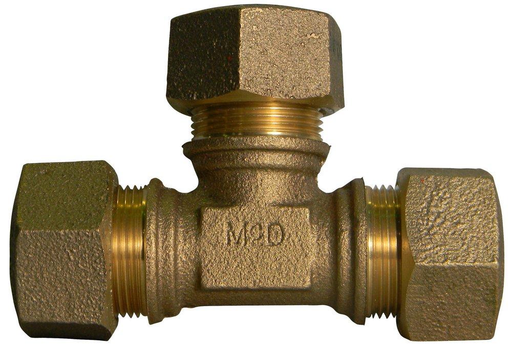 A.Y. McDonald 5131-119 1 in. CTS Brass Tee Replacement MPN