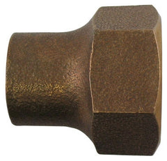 A.Y. McDonald 4116-146 3/4, UNS C83600 Brass, Flare, Tube Fitting Nut without Gasket