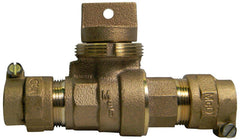 A.Y. McDonald 5143-110 1 in. PEP Brass Ball Valve Curb Stop M7610433G