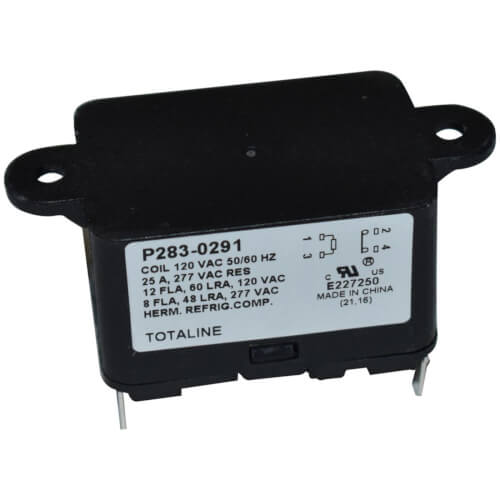 Carrier P283-0291 110/240V Fan Coil Relay, SPST