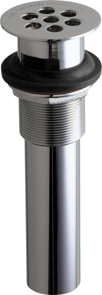 Chicago Faucets 327-XCP Grid Drain with 1-1/4 in. Tailpiece Polished Chrome