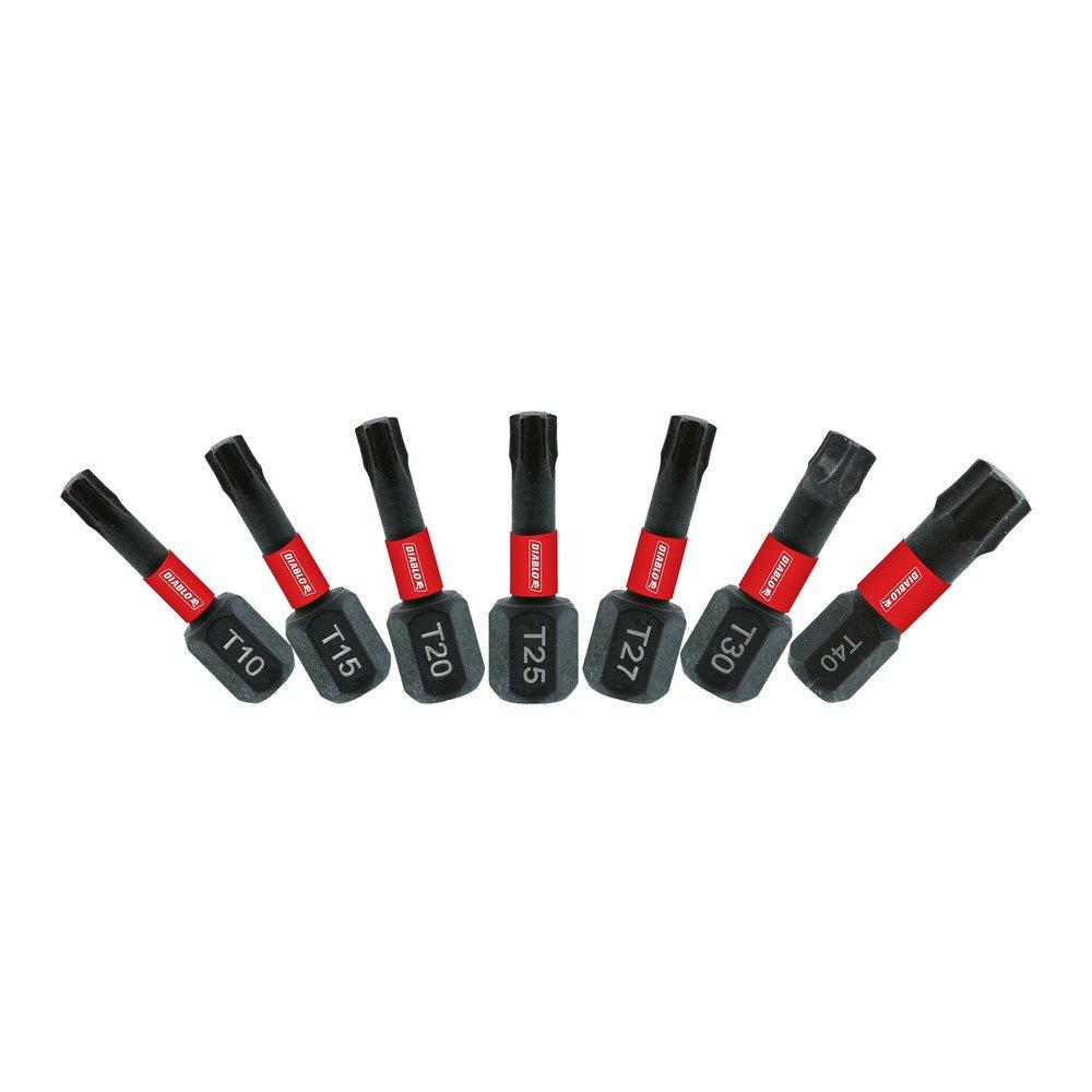 Diablo DTV1-S7 Driver Bit 7 Piece Pack