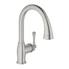 GROHE 33870DC2 Bridgeford Ohm Sink Pull-Out Spray, SuperSteel Infinity