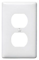 Hubbell NP8W 1-Gang Duplex Receptacle Wallplate