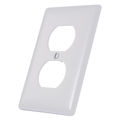 Hubbell NP8W 1-Gang Duplex Receptacle Wallplate