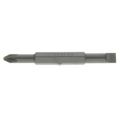 Ideal 35-911 Replacement Bit, 1/4 IN, #2 Tip, Slotted, Phillips Tip, For Both Ratch-A-Nut And Twist-A-Nut