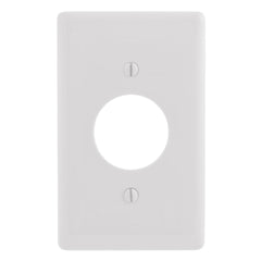 Hubbell Wiring Device-Kellems NP7W Wallplate 1-Gang 1.40 Inch