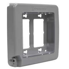 Intermatic WP6200G Low-Profile Plastic 16-Configuration Standard Weatherproof In-Use Cover