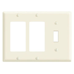 Leviton 80431-T Wallplate Combination 3 Thermoset Surface Standard Size