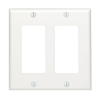 Leviton 80409-NR RD WP 2G STD SIZE DEC