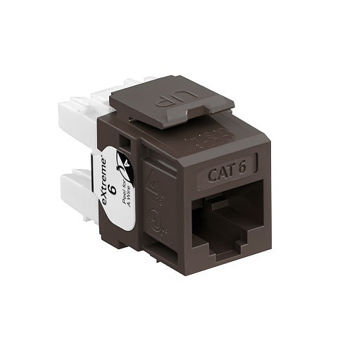 Leviton 61110-RB6 6+ Component-Rated Keystone Jack