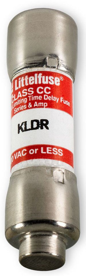 Littelfuse KLDR2.25TXP KLDR Current Limiting Time Delay Fuse 2.25 A 600 VAC/300 VDC 200/20 kA Interrupt