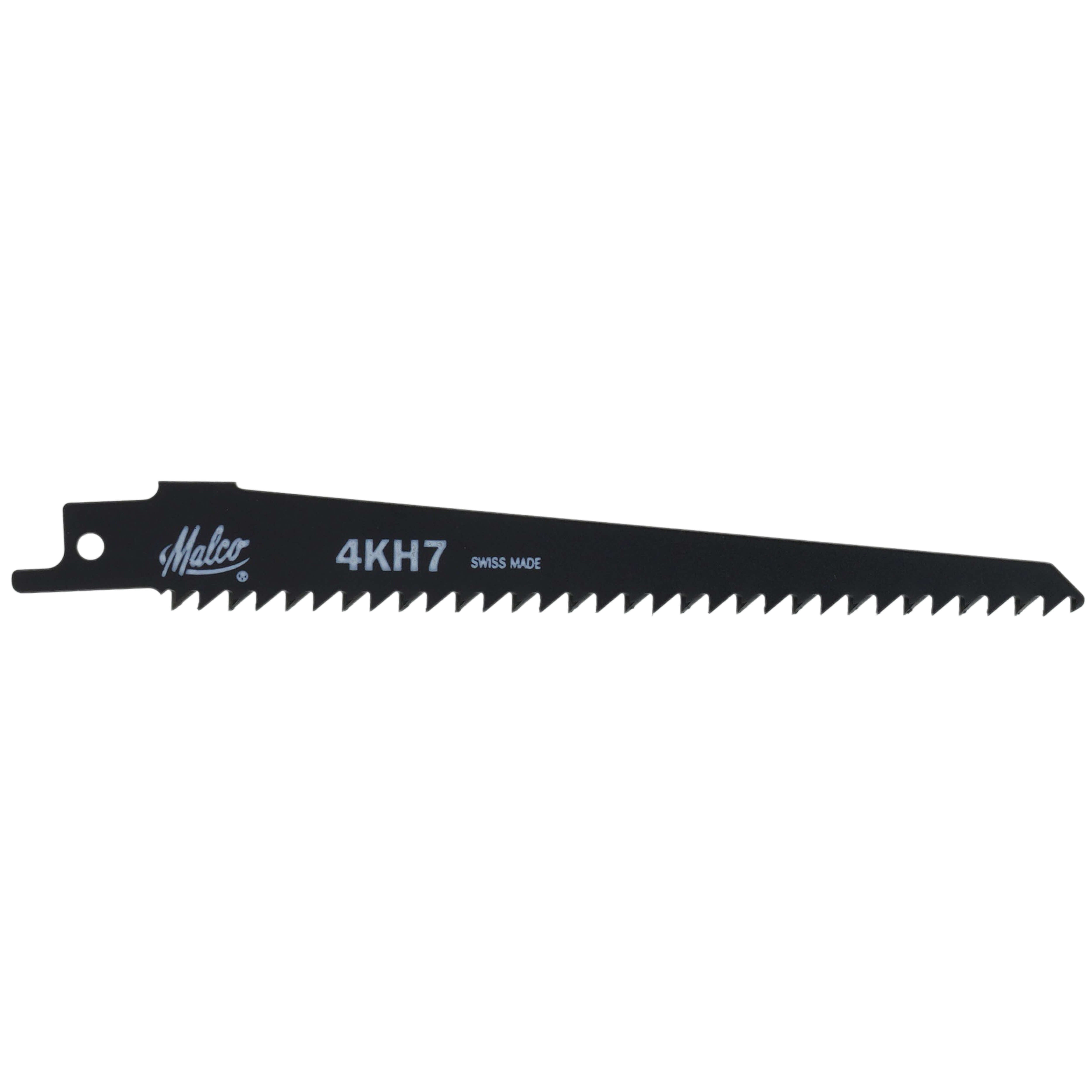 Malco 4KH7 Saw Blade, 3/4 Reciprocating High Carbon Steel 6 Teeth/In.