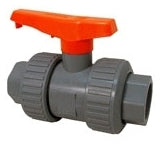 Nibco MA930UA Chemtrol Tru-Bloc U45TB-V PVC True Union Model D Full Port Ball Valve 1 in