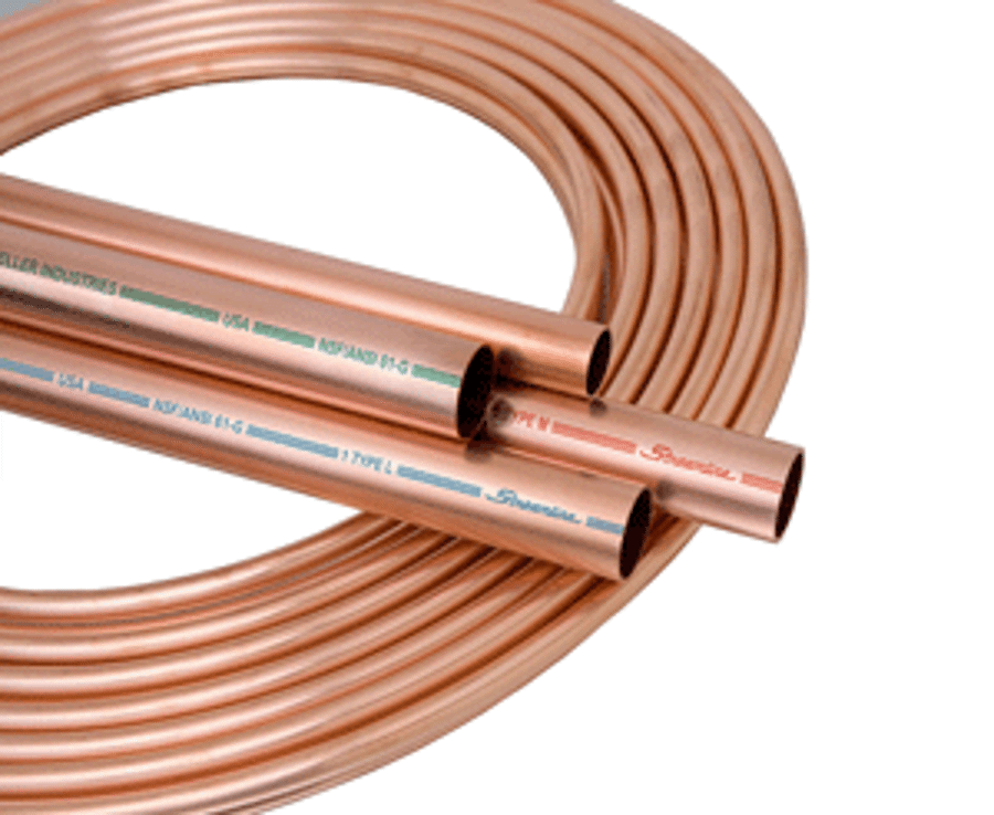 Mueller MH06020 Copper Tube, 7/8 OD x 20' Water Type M