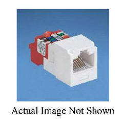 Panduit CJ5E88TEI Pan 8 Cond Cat5e Mini-Jack TX5E 1-Slot 8-Position 8-Wire Universal T-Style Unshielded