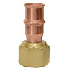 Parker Hannifin 871000 ZoomLock MAX 1/4 in. OD ACR Copper Press Female Flare Adapter