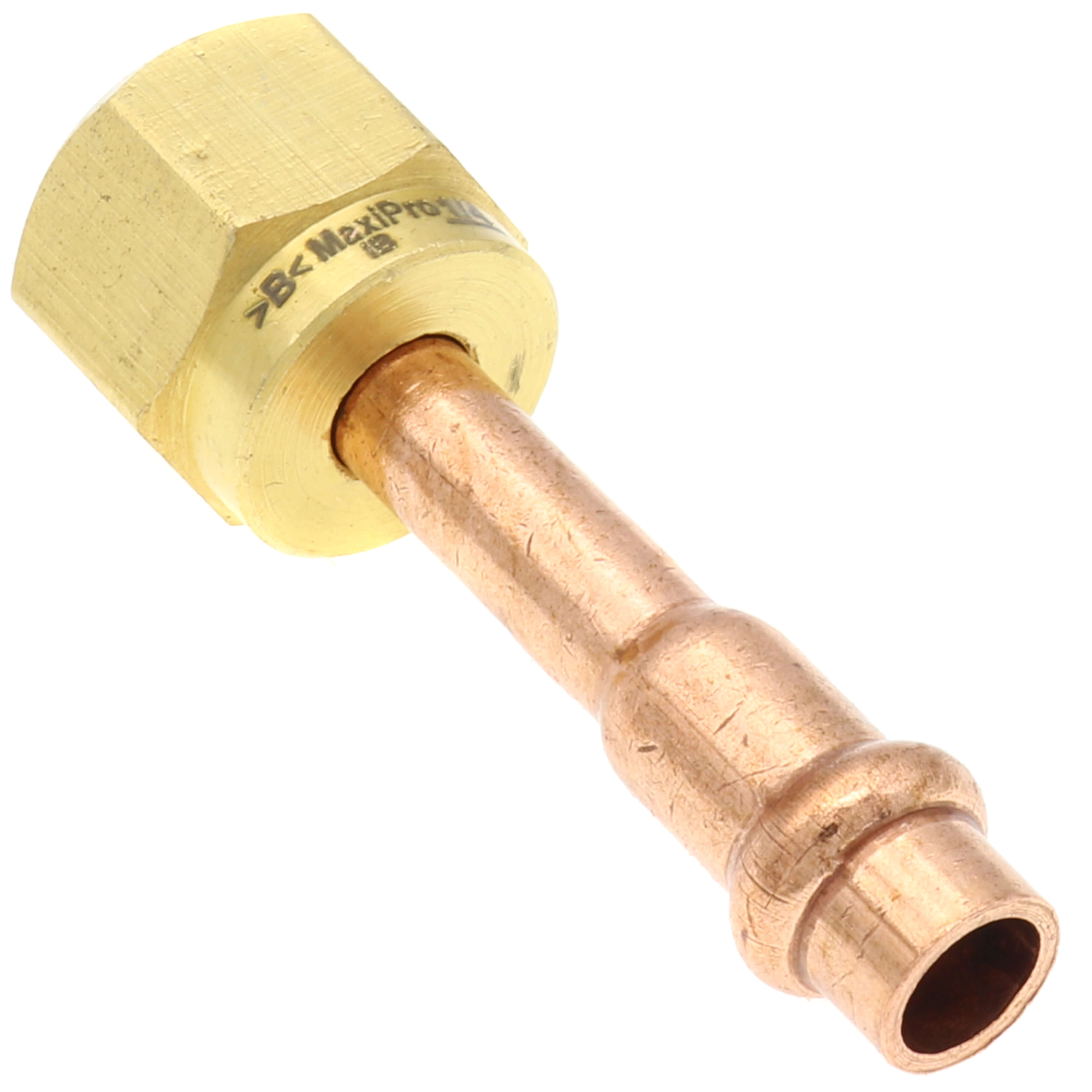 Parker Hannifin 871000 ZoomLock MAX 1/4 in. OD ACR Copper Press Female Flare Adapter