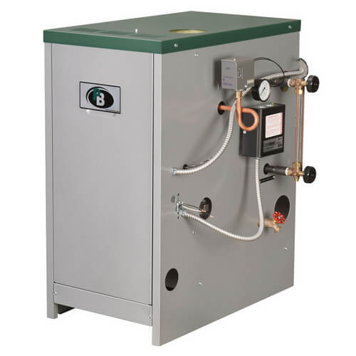 Peerless 6304035 63-04 110,000 BTU Output Spark Ignition Packaged Residential Steam Boiler Nat Gas