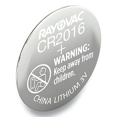 Rayovac KECR2016-1G 2016 Size 3 Volt Lithium Coin Cell Battery