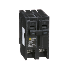 Square D HOM2100 Miniature Circuit Breaker 100 Amp 120/240 Volt