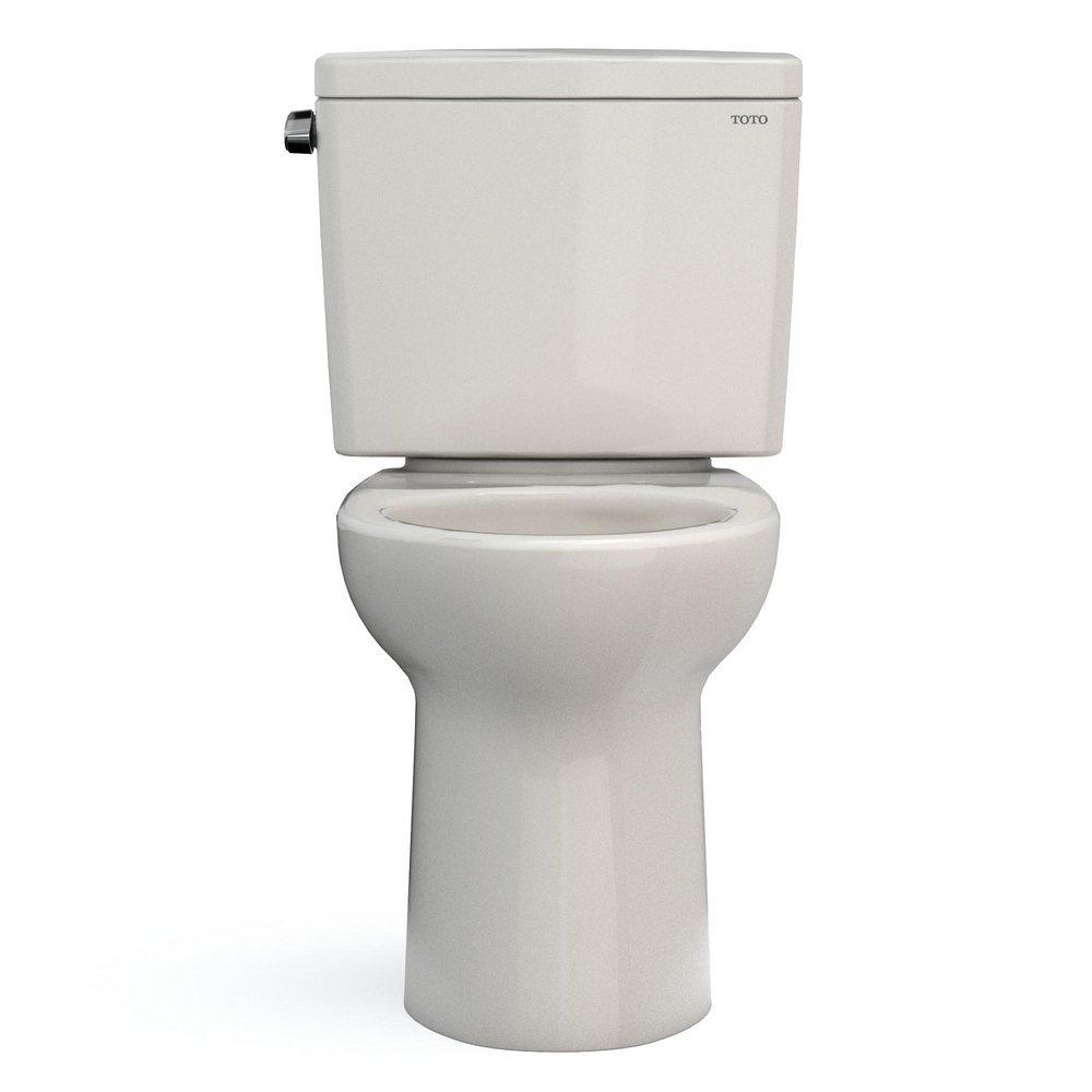 TOTO CST776CEG#12 Drake 1.28 GPF Elongated Two Piece Toilet with CEFIONTECT Sedona Beige