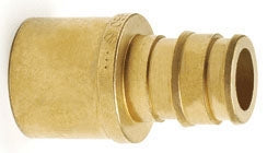 Uponor LF4515075 1/2 PEX X 3/4 Copper ProPEX LF Brass Sweat Adapter