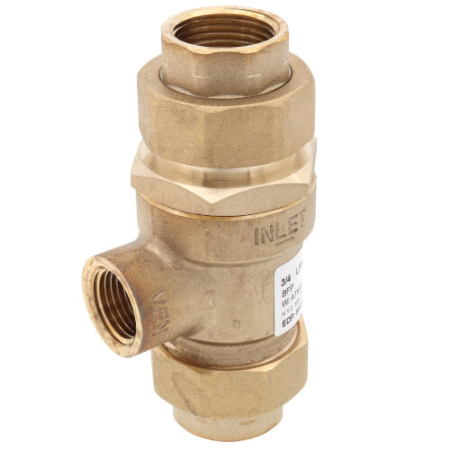 Watts 88006832 Series LF9D 3/4 in Forged Brass Union FNPT Backflow Preventer