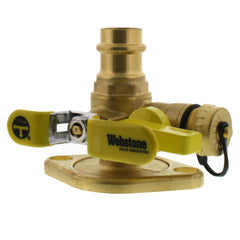 Webstone 81413HV 3/4 Press x Flange High Velocity Isolator w/ Drain & Rotating Flange