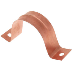 Wal-rich 2422010 1-1/2 2 Hole Carbon Steel Strap Copper Plated CPPS150